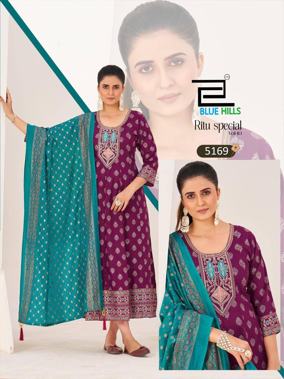 Blue hills ritu special vol-10 Kurti manufacturers in Mumbai